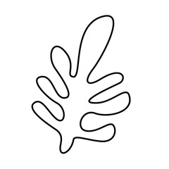 Hand drawn bizarre abstract geometric unusual shapes