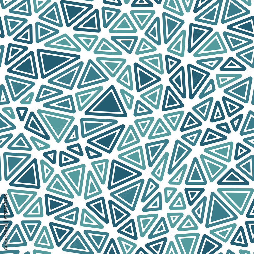 Poster abstract template background. rounded solid shapes in frames. medium triangles size. multiple colors