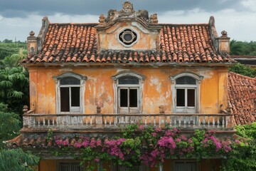 Colonial house, overgrown, Brazil, decay, tourism