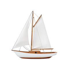 Obraz premium sailing ship isolated