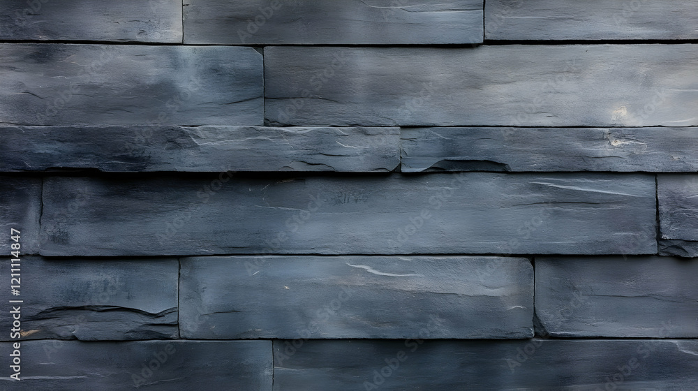 Poster Dark Gray Stone Wall Texture Forms a Rustic and Natural Background for Design Projects.