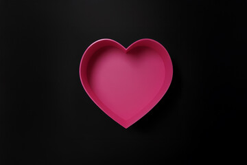 열려있는 하트 선물 상자