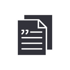 Academic research solid icons, minimalist vector illustration ,simple transparent graphic element .Isolated on white background