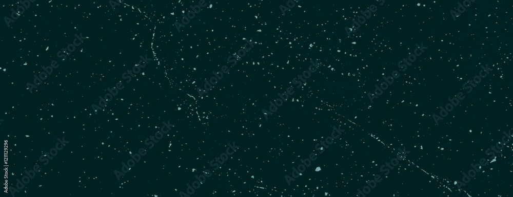 Aufkleber dark green background with a speckled texture. the background features a starry pattern. green color