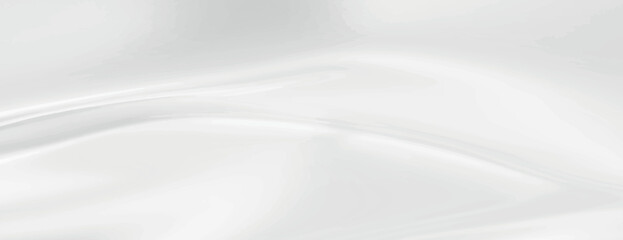 Smooth gray gradient background with a soft, wavy texture. The background features a gradient effect, creating a serene gray ambiance. Minimal abstract gradient flow background vector