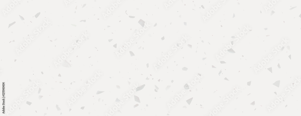 Poster white terrazzo background, background with scattered gray flecks, background with smooth texture. wh
