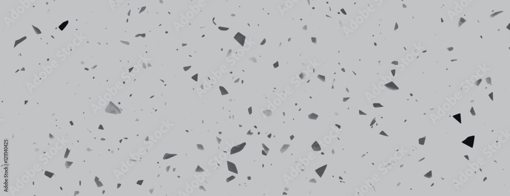 Poster gray terrazzo background, with a speckled pattern. the background is gray with a textured, modern st