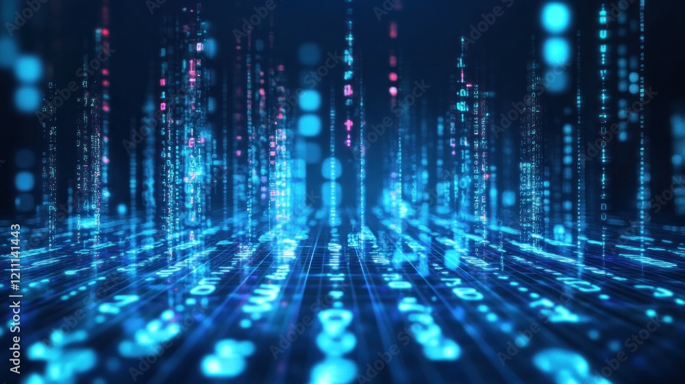 Poster digital matrix: a symphony of data