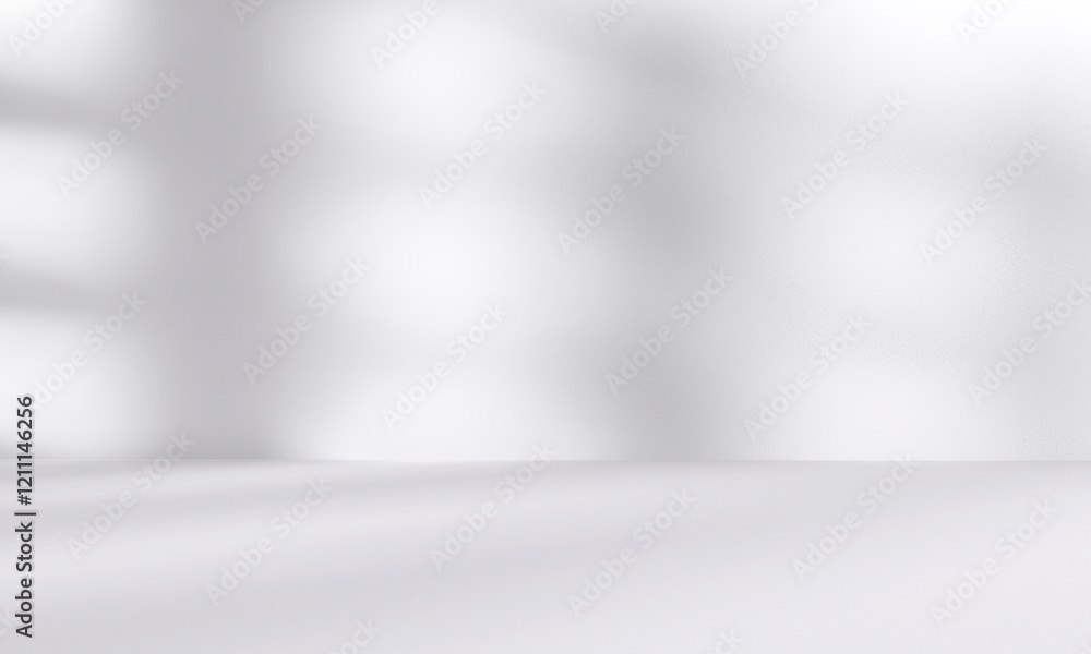 Canvas Prints abstract white studio room with light and shadow from window background for product display presenta