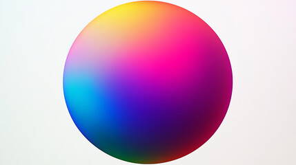 Fototapeta premium vibrant rainbow ombre egg with holographic pastel colors and glossy abstract background perfect for digital art or easter decorations in a high-resolution image