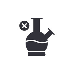 Drug addiction solid icons, minimalist vector illustration ,simple transparent graphic element .Isolated on white background