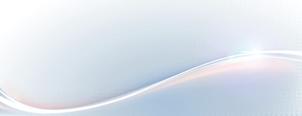 Soft gradient background with light blue and white tones, featuring smooth, flowing lines. The background is airy and serene, with a blue hue. Gradient wave background vector. Blue background.