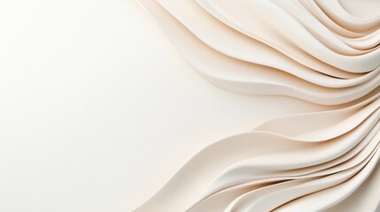 Elegant Flowing Fabric Textures in Soft Neutral Tones for Background Design Inspiration and Creative Projects