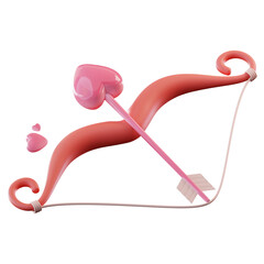 3D Illustration Love Arrow