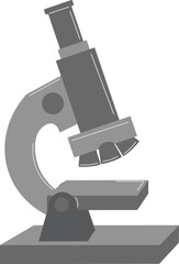Illustration of a Scientific Microscope