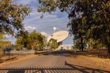 Radio telescope satellite dish located at Parkes NSW