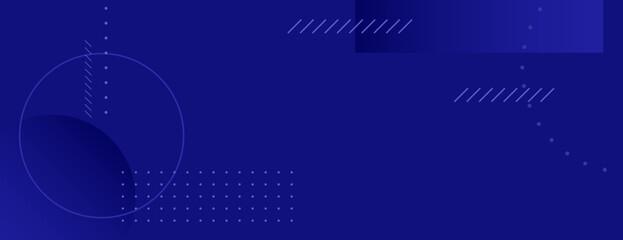 Abstract blue background with geometric shapes and gradients. The blue background features subtle dotted and lined textures. Geometric gradient background vector. Blue background.
