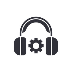 Administrator solid icons, minimalist vector illustration ,simple transparent graphic element .Isolated on white background