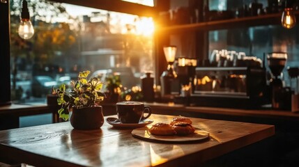 Cozy Gathering with Friends Over Coffee in a Modern Cafe Setting