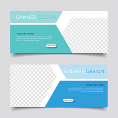 Modern business banner abstract design. Clean simple creative background vector template design