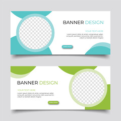 Modern business banner abstract design. Clean simple creative background vector template design