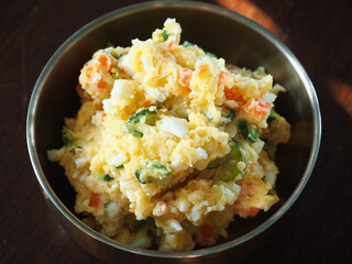 bowl of Japanese style potato salad