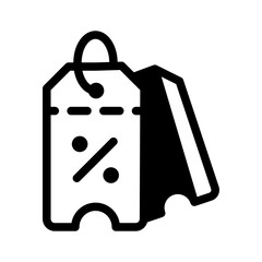 coupon discount glyph style