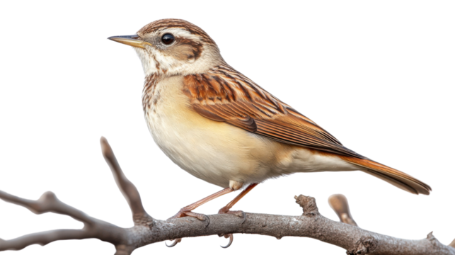 sparrow isolated on white background