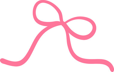 Flat Design Ribbon Bow