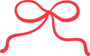 Flat Design Ribbon Bow