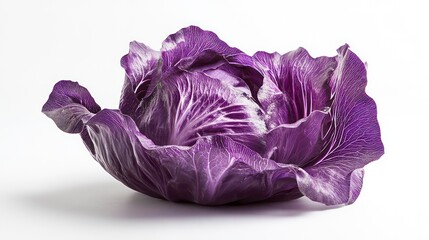 Obraz premium cabbage isolated on white background, full depth of field