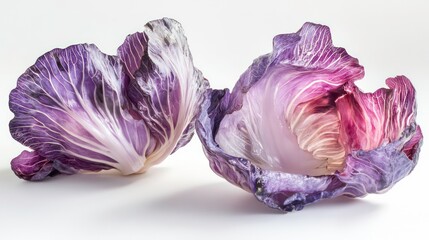 Obraz premium cabbage isolated on white background, full depth of field