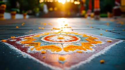 Intricate Kolam Designs for Pongal Festival,
