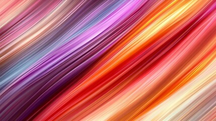 Abstract Diagonal Lines Of Warm And Cool Colors