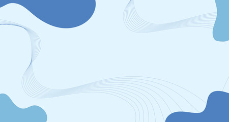 blue floral aesthetic hand drawn background. soft blue pastel aesthetic background.