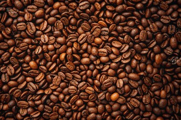 Obraz premium Richly Roasted Coffee Beans for Perfect Brewing