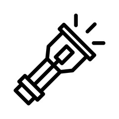 flashlight outline style