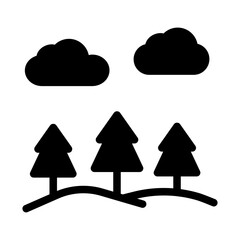 forest glyph style