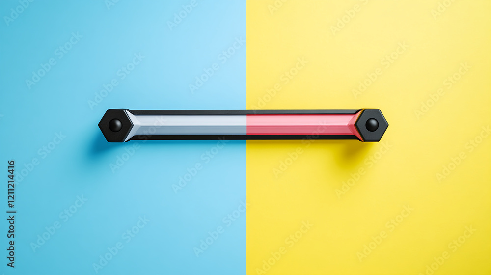 Poster colorful gradient display modern studio digital art minimalist environment top-down view visual conc