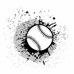 Baseball grunge background vector illustration (1)