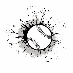 Baseball grunge background vector illustration (3)