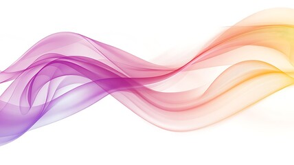 Abstract Colorful Waves Flowing Seamlessly