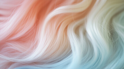 Pastel Hair Texture with Soft Gradient WavesPastel Hair Texture with Soft Gradient Waves