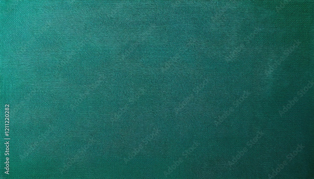Poster textured emerald green fabric background with subtle gradient, soft textile surface for digital desi