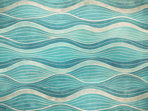 Vintage Blue Wave Abstract Background | Website Graphic Design Resource