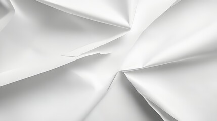 Abstract white paper folds texture