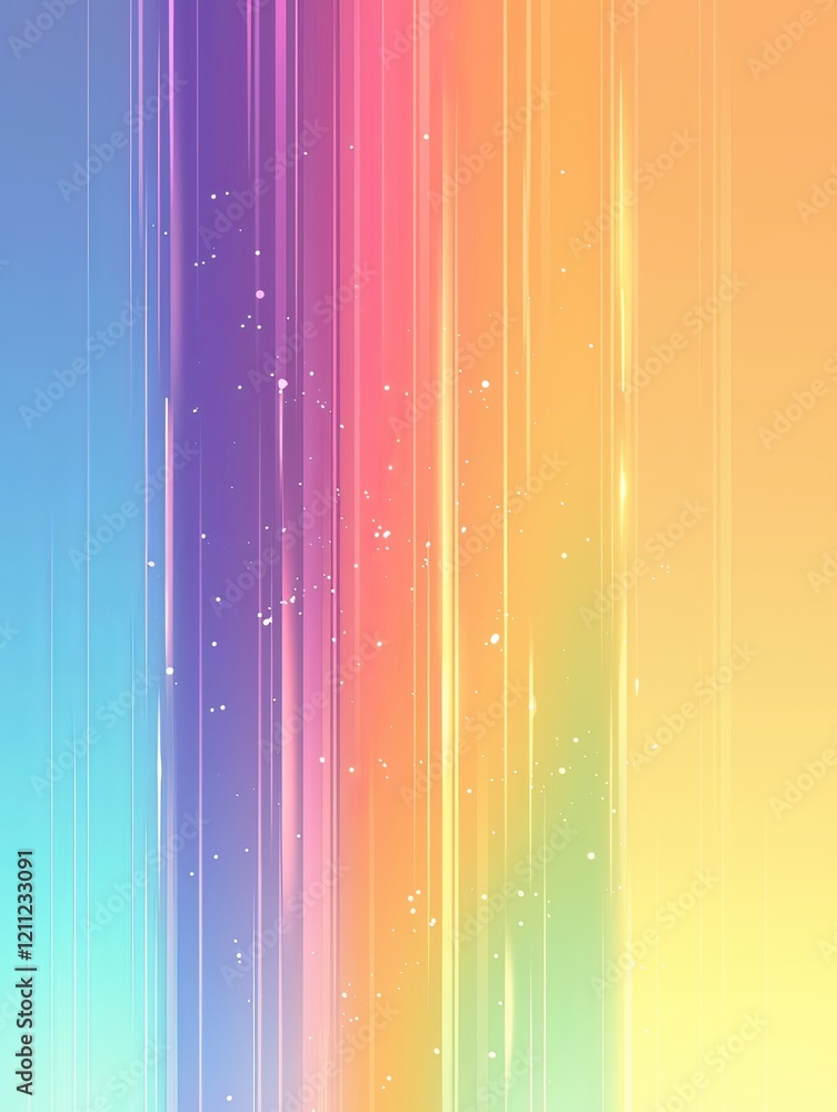 Aufkleber rainbow gradient background with vertical stripes in vibrant colors, creating a colorful and dynamic