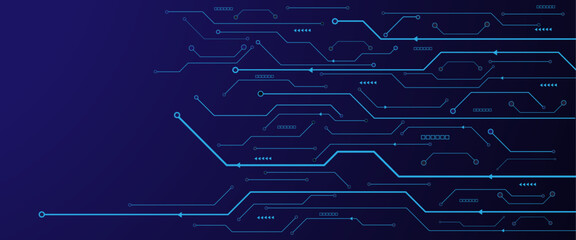 Vectors Abstract connecting lines and dots. Social networking, network connection and global communication technology background