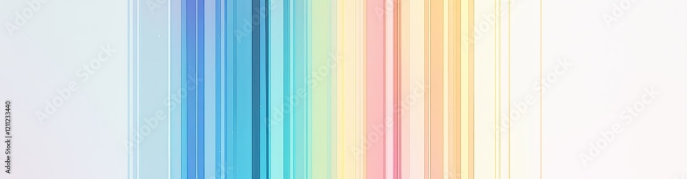 Aufkleber rainbow gradient background with vertical stripes in vibrant colors, creating a colorful and dynamic