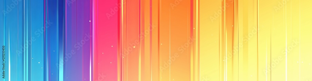 Aufkleber rainbow gradient background with vertical stripes in vibrant colors, creating a colorful and dynamic